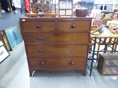 Lot 5080 - Victorian chest of 2 over 3 drawers