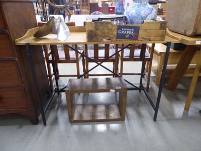 Lot 5083 - Modern oak computer desk