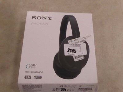 Lot 2145 - Boxed pair of Sony WHCH720N noise cancelling...