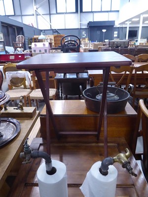 Lot 5090 - Folding stained beech table