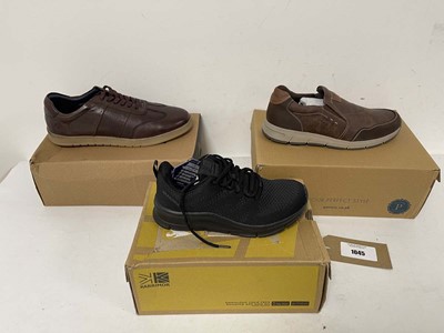 Lot 3x Boxed pairs of trainers to include Silver...