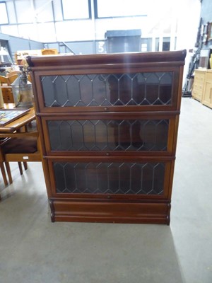 Lot 5097 - 3 tier Globe Wernicke bookcase