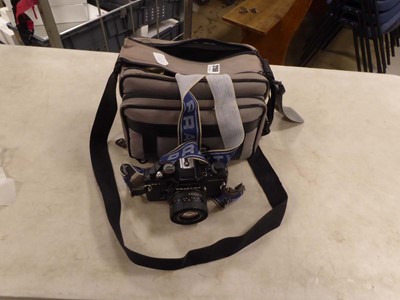 Lot 2159 - Praktica BC1 camera with flash and lenses in a...