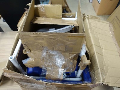 Lot 4314 - Dismantled commode chair