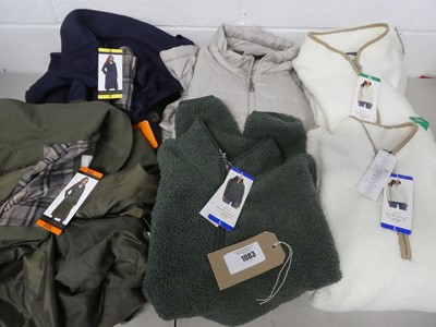 Lot x6 ladies coats/fleeces all by Weatherproof