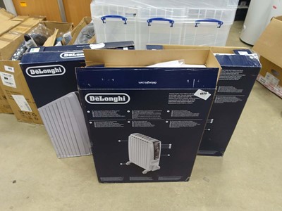 Lot 4325 - 3 Dragon Pro Delhonghi radiators