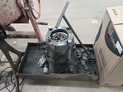 Lot 4334 - Hydraulic hose crimping machine plus 4 wheeled...