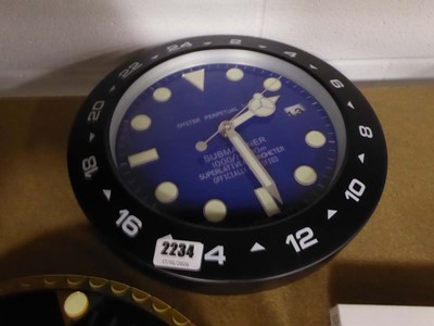 Lot 2234 - Dealers clock