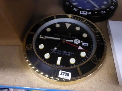 Lot 2235 - Dealers clock