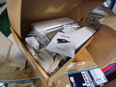 Lot 4263 - Two boxed convector heaters