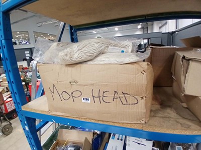 Lot 4266 - Two large boxes of Dosco mop heads