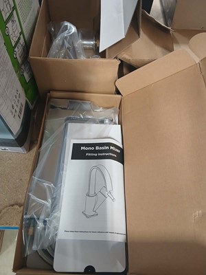 Lot 4271 - Mono basin mixer plus a bath filter