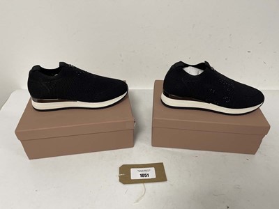 Lot 2x Boxed pairs of Carvela janeiro black...
