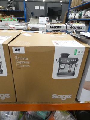 Lot 3003 - Sage Barista Express Impress coffee machine