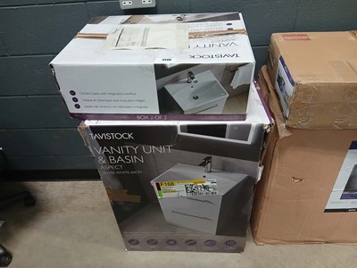 Lot 4299 - Tavistock bathroom vanity unit and basin