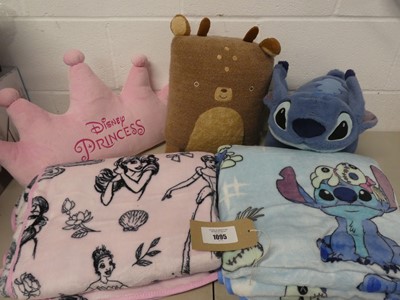 Lot Mixed lot of throws/ plush cushions to include...