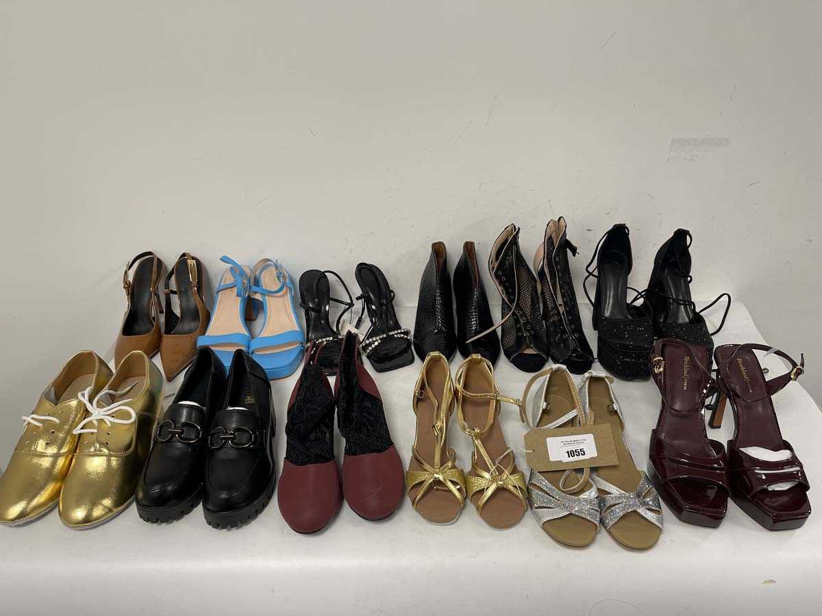 Lot 12x Pairs of high heels in various styles to...
