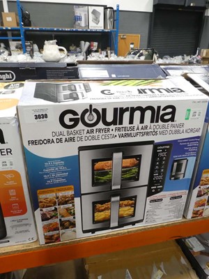 Lot 3030 - Gourmia dual basket air fryer