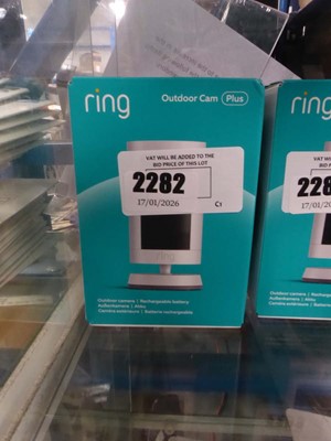Lot 2282 - Two boxed Ring outdoor cam plus