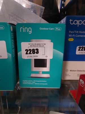 Lot 2283 - Two boxed Ring outdoor cam plus