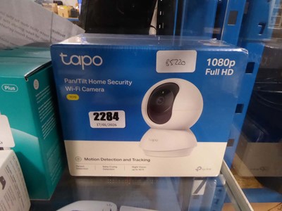 Lot 2284 - Sealed Tapo home security wifi camera