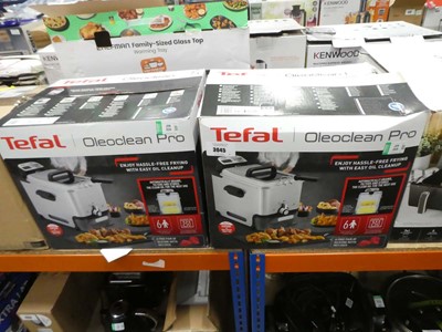 Lot 3045 - 2 Tefal Oleoclean Pro fryers