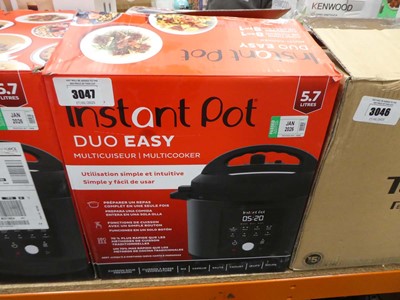 Lot 3047 - Instant Pot 5.7ltr dual easy multi-cooker