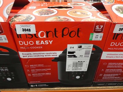 Lot 3048 - Instant Pot 5.7ltr dual easy multi-cooker