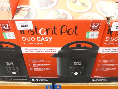 Lot 3049 - Instant Pot 5.7ltr dual easy multi-cooker