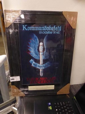 Lot 2191 - Framed photograph of 'These Men Are Dangerous'...