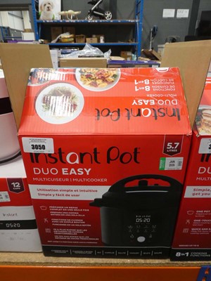 Lot 3050 - Instant Pot 5.7ltr dual easy multi-cooker