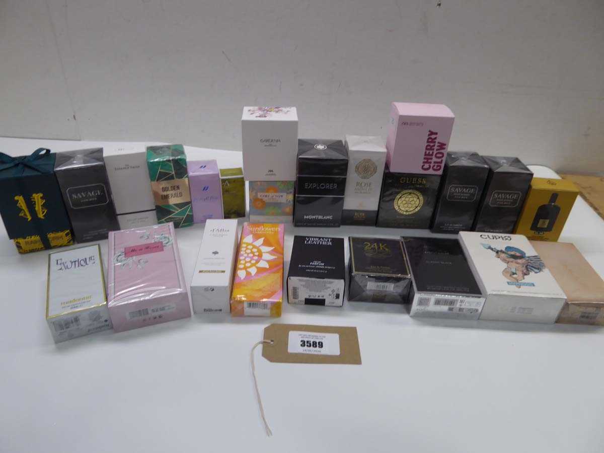 Lot Selection of 24 fragrances including Zara,...