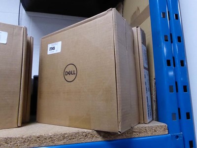 Lot 2245 - 3 boxed Dell DW19s docking stations