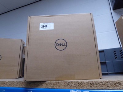 Lot 2247 - 3 boxed Dell DW19s docking stations