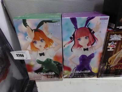 Lot 2200 - Two boxed Furyu Quintessential Quintuplets...