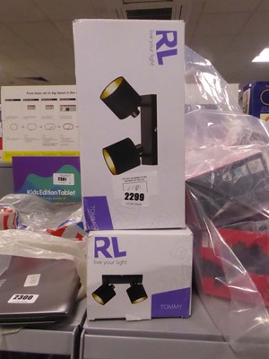Lot 2299 - Two boxed RL lights