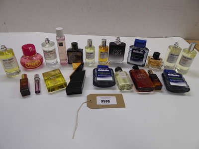 Lot 20 assorted fragrances unboxed, part used and...