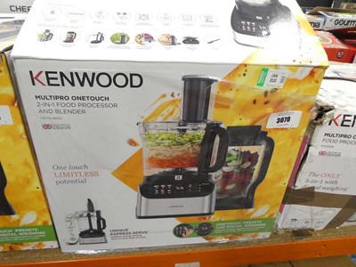 Lot 3070 - Kenwood multi-pro one touch 2 in 1 processor...