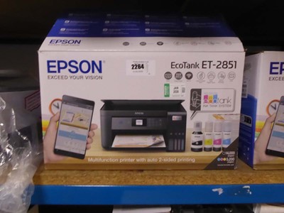 Lot 2264 - Boxed Epson EcoTank ET2851 printer
