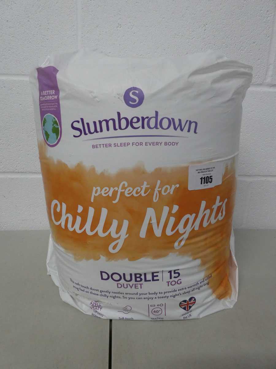 Lot Slumberdown 'perfect for chilly nights' 15 tog...
