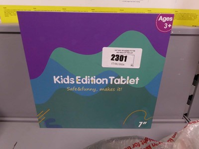 Lot 2301 - Boxed Kids Edition android tablet 7" screen