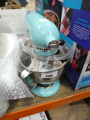 Lot 3100 - Kitchen Aid Aritsan stand mixer with attachments