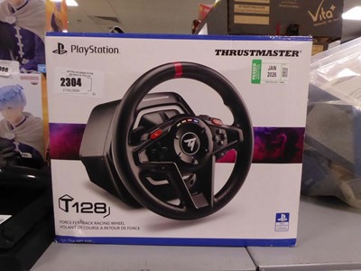 Lot 2304 - Boxed Thrustmaster T128 racing wheel for...