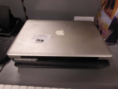 Lot 2310 - Selection of laptops for spares and repairs (3...