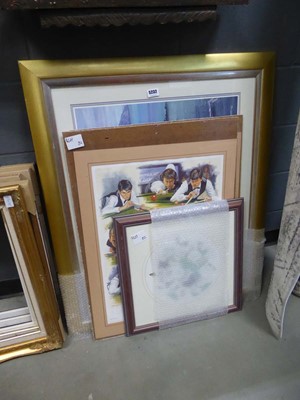 Lot 5232 - Qty of prints to include - the snooker players,...
