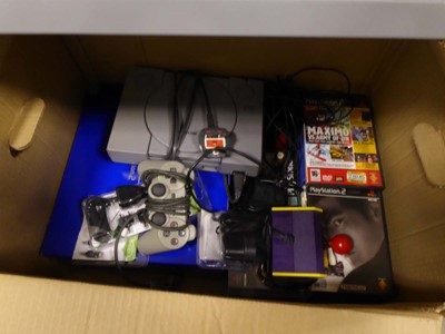 Lot 2332 - Box containing PlayStation, PlayStation 2...