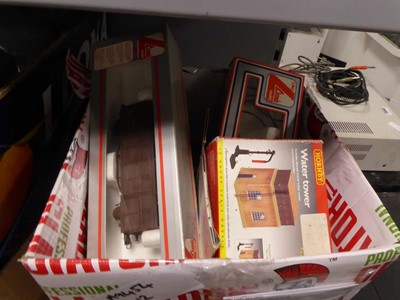Lot 2359 - 4 boxes containing model railway accessories