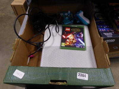 Lot 2364 - Xbox One with controllers and Lego Star Wars:...