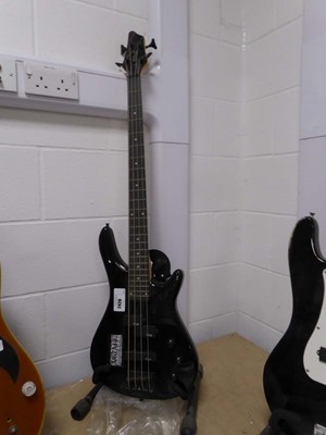 Lot 2426 - Stagg 4 string bass guitar in black