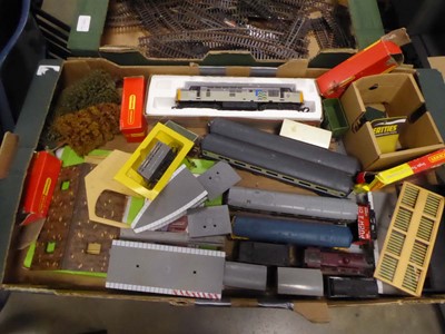 Lot 2373 - 3 boxes of Hornby Railway accessories and track